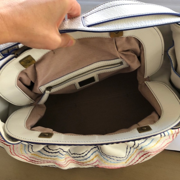 Fendi doctors borsa bag multi color stitching - Picture 10 of 16